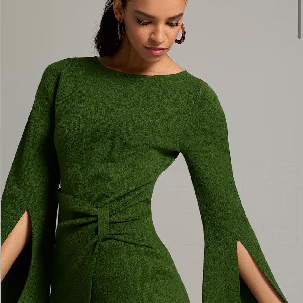 Gabrielle Union Bell Sleeve Sweater Dress